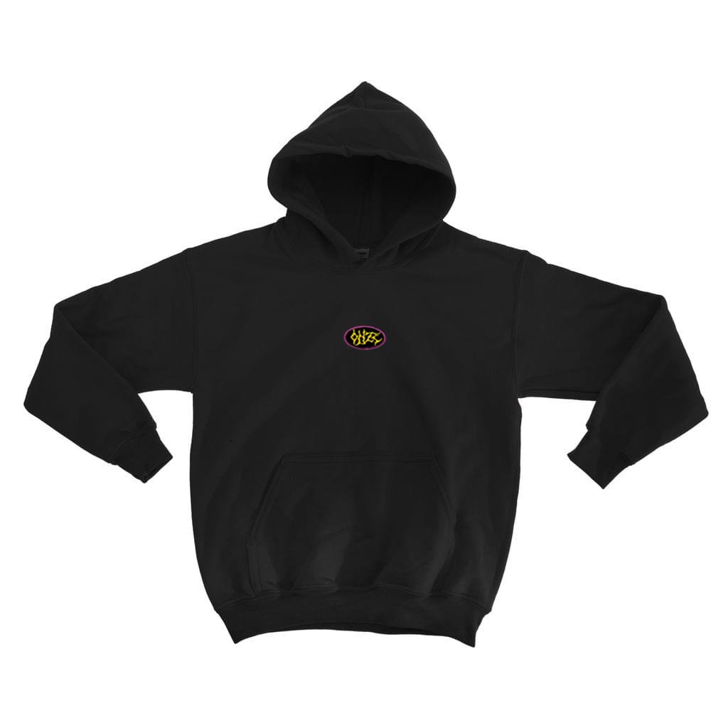 Embroidered patch hoodie